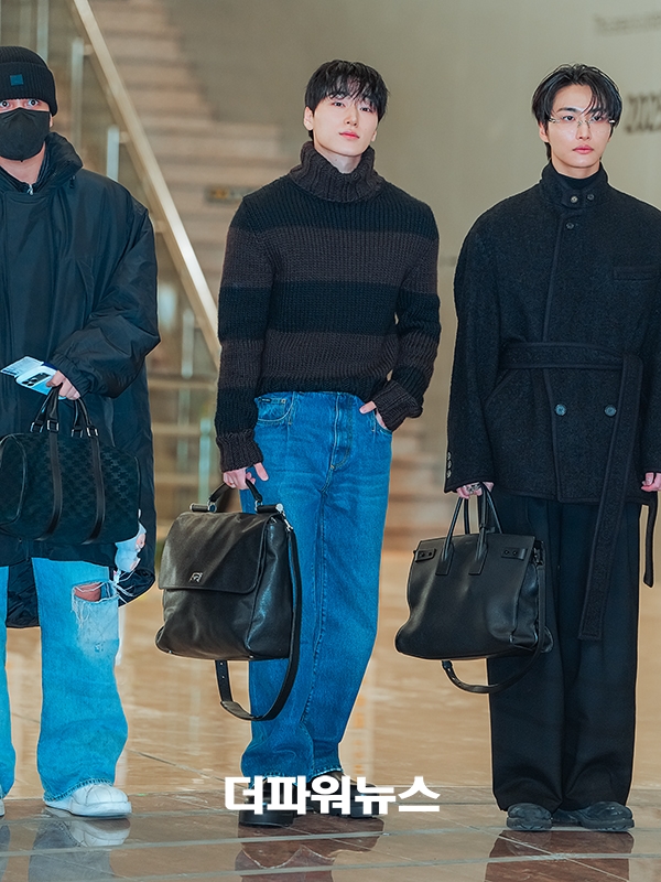 에이티즈 산, 김포국제공항 출국