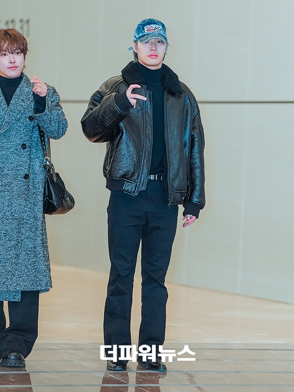 에이티즈 민기, 김포국제공항 출국