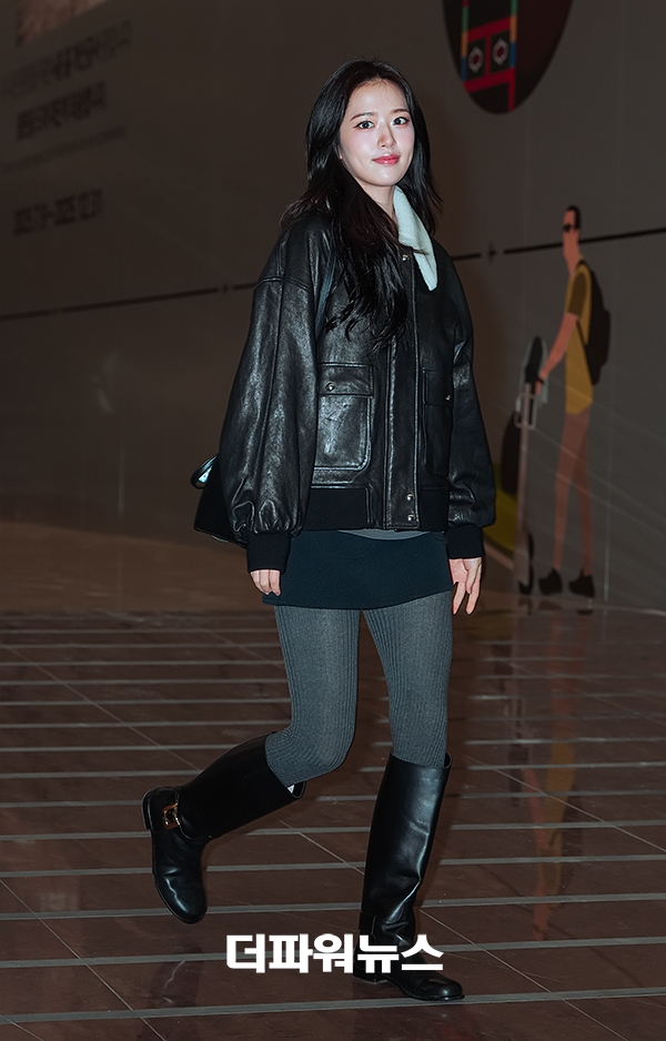 아이브 안유진, 김포국제공항 출국