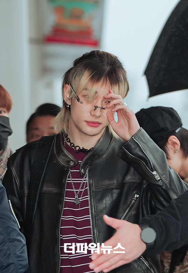 스트레이키즈 현진, 김포국제공항 출국