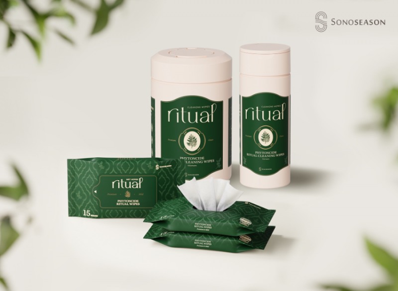 소노시즌, ‘피톤치드 리츄얼 물티슈·세정 티슈’ 출시