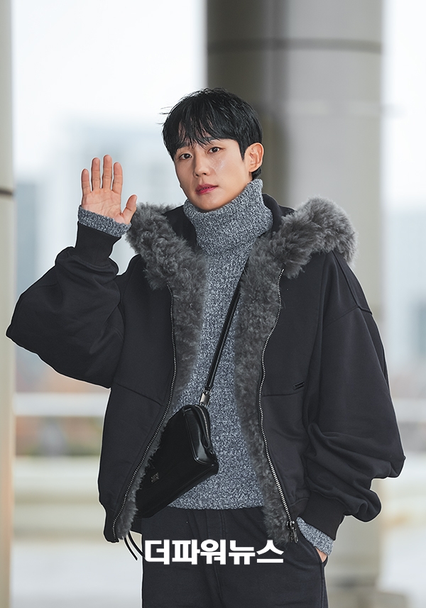 정해인, 김포국제공항 출국