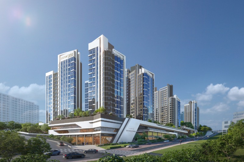 미아4-1구역 재건축 투시도.(사진=DL이앤씨)