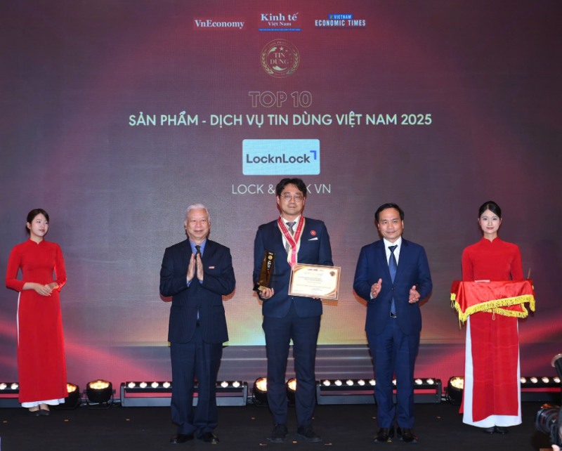 락앤락, ‘2025 베트남 소비자가 신뢰하는 50대 브랜드’ 14년 연속 선정