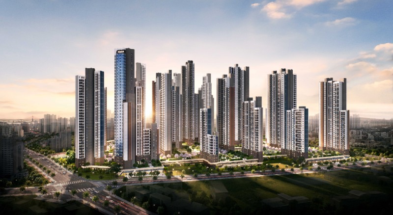 인천 금송구역 주택재개발 정비사업 투시도.(사진=BS한양)