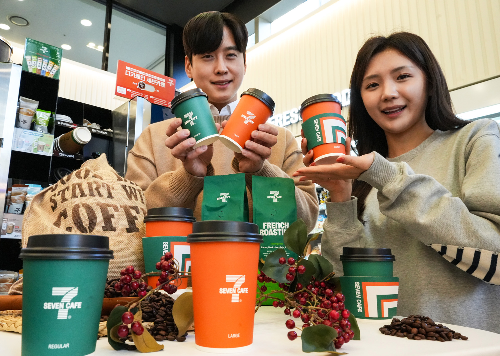 세븐일레븐, 세븐카페 원두와 컵 전면 리뉴얼