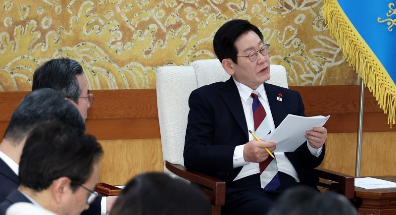 이재명 대통령, 청와대 첫 집무 시작(사진=연합뉴스)