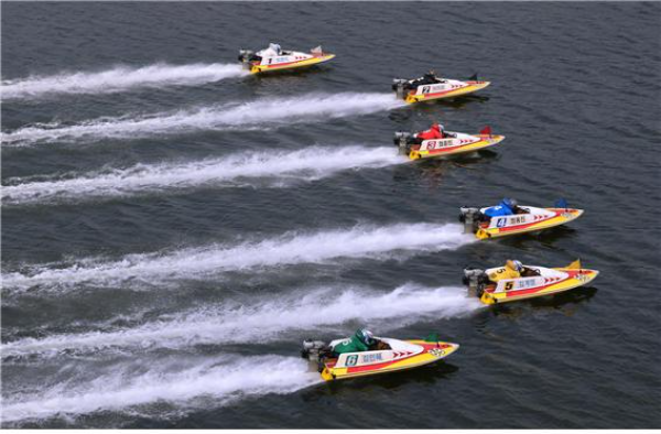 미사경정장에서 열린 경주 장면. (사진=국민체육진흥공단)