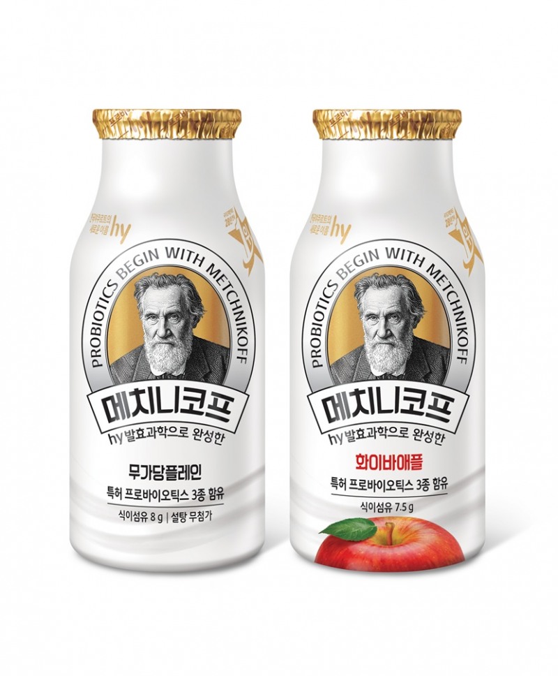 hy 메치니코프 무가당 플레인 및 화이바 애플 출시