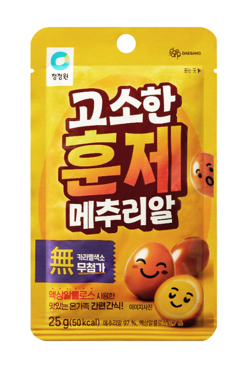 대상 청정원, 고단백 간식 고소한 훈제메추리알 출시