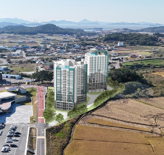 압해읍 사업부지 조감도