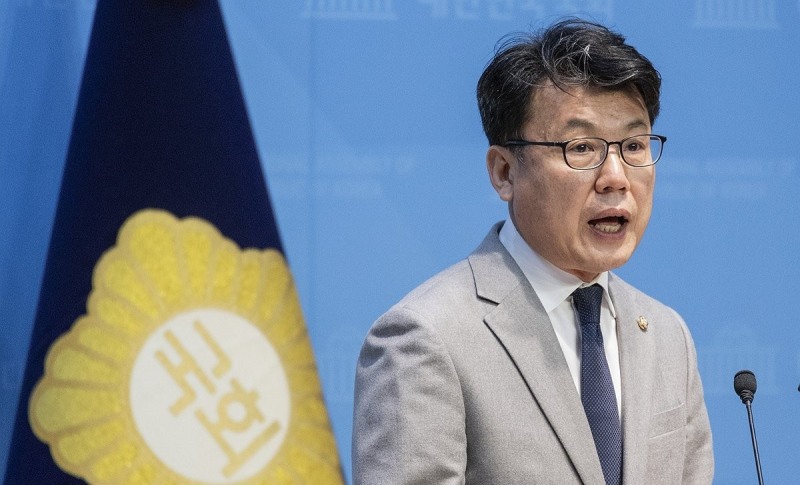 원내대표 보궐선거 출마하는 민주당 진성준 의원(사진=연합뉴스)