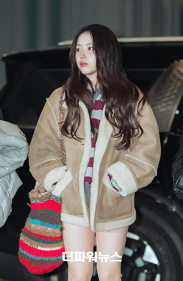 엔믹스 지우, 인천국제공항 출국