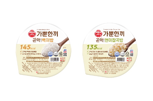 오뚜기, 저칼로리 '가뿐한끼 곤약밥' 2종 출시