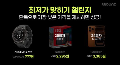헥토이노베이션 ‘라운드’, 소비자 참여형 ‘최저가 맞히기 챌린지’ 선보여