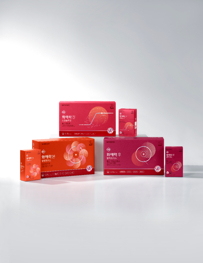 정관장 화애락 대표 제품 3종 리뉴얼 출시