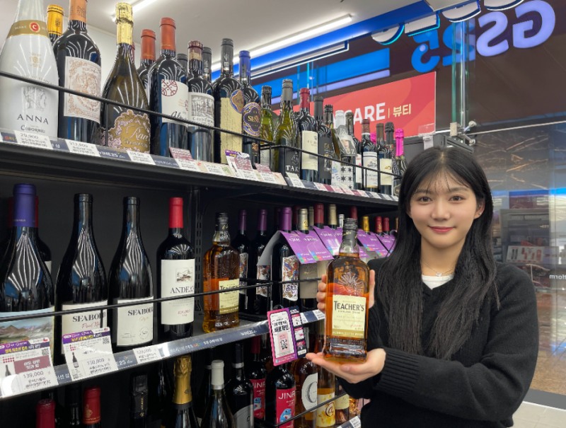 GS25, 1만 원대 위스키 '티처스' 초도 물량 3만 병 완판