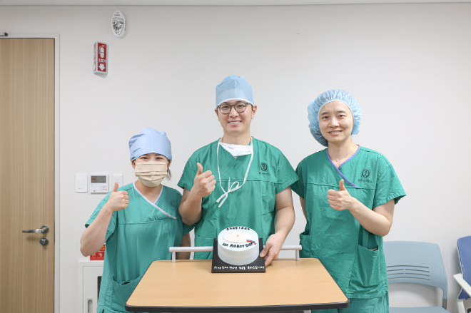 용인세브란스병원, 로봇 활용 자가조직 유방 재건술 성공적 시행