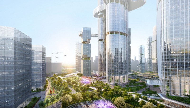 용산국제업무지구 조감도