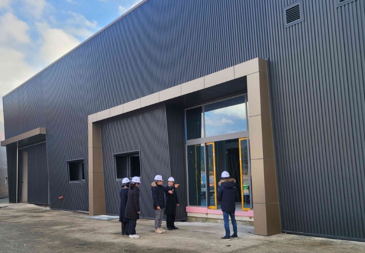 영광군, 미래농업자원육성센터 공사 현장 점검