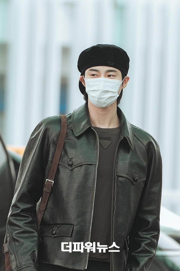 변우석, 인천국제공항 출국