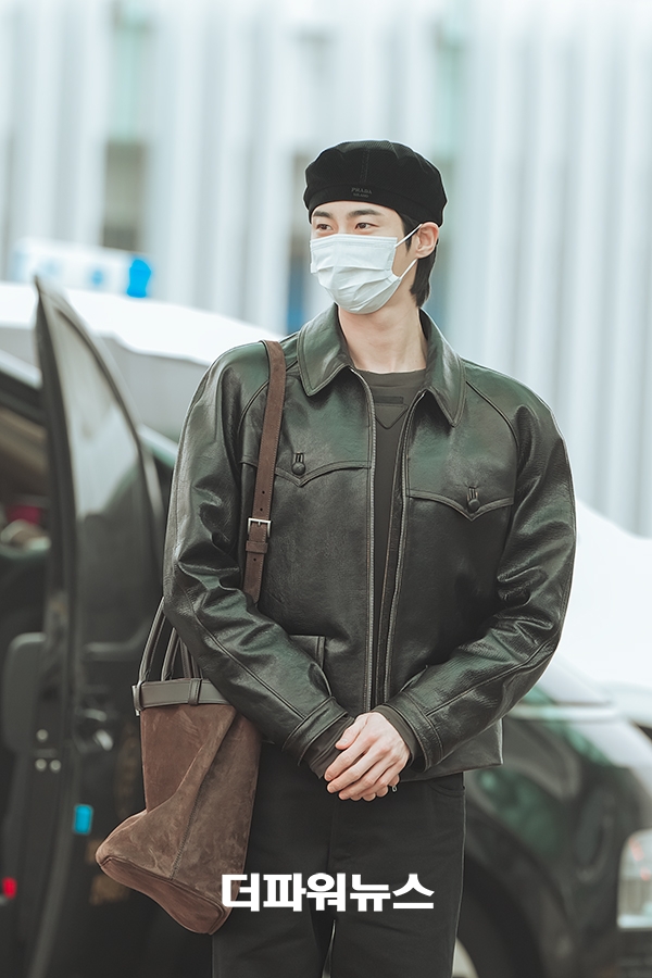 변우석, 인천국제공항 출국