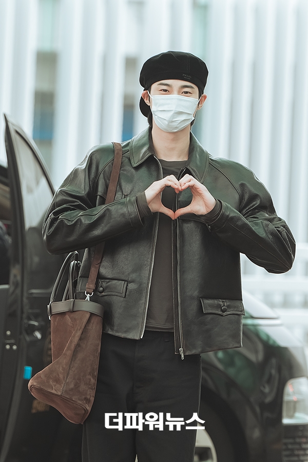 변우석, 인천국제공항 출국