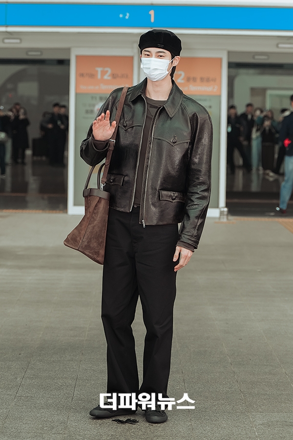 변우석, 인천국제공항 출국