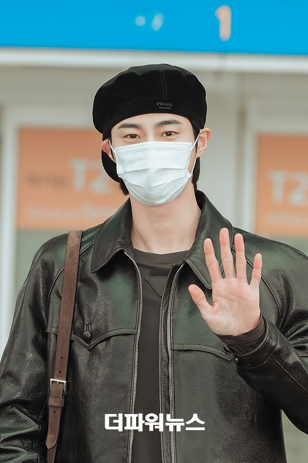 변우석, 인천국제공항 출국