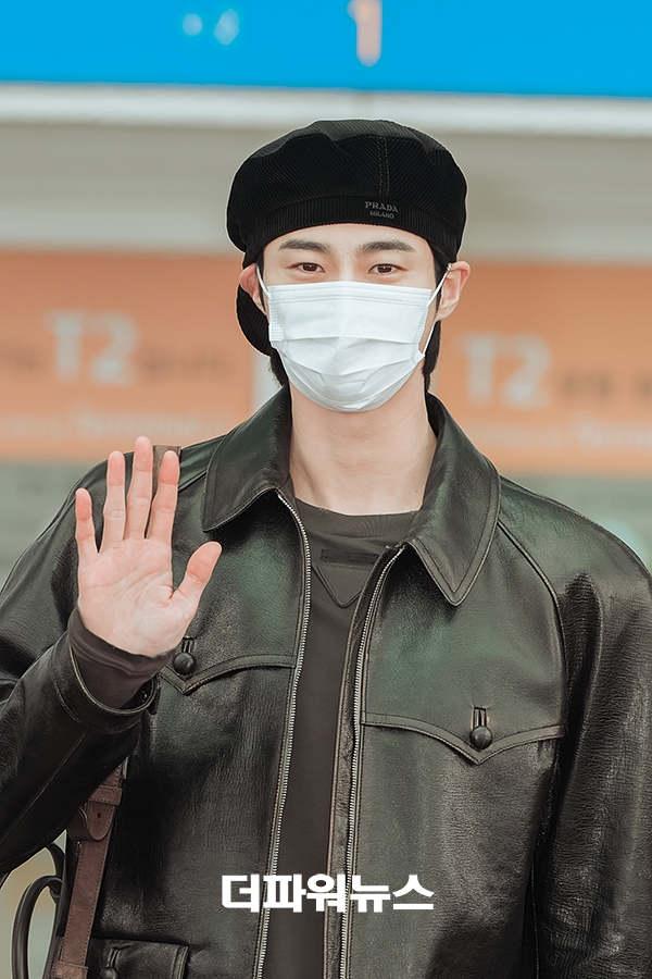 변우석, 인천국제공항 출국