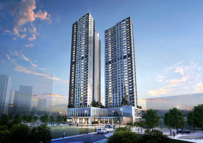 e편한세상 번영로 리더스포레 투시도.(사진=DL이앤씨)