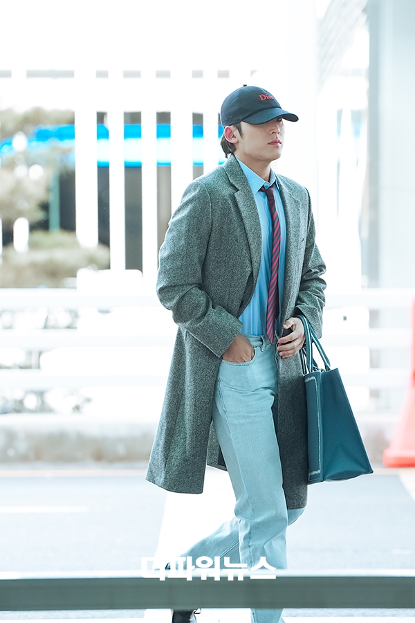 세븐틴 민규, 인천국제공항 출국