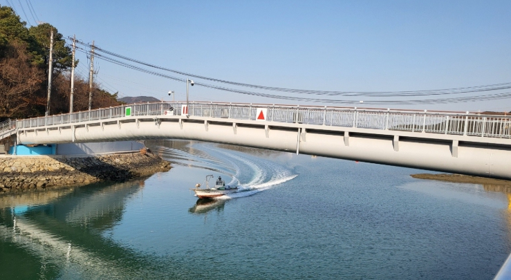 광양시, 태인보도교 설치공사 준공