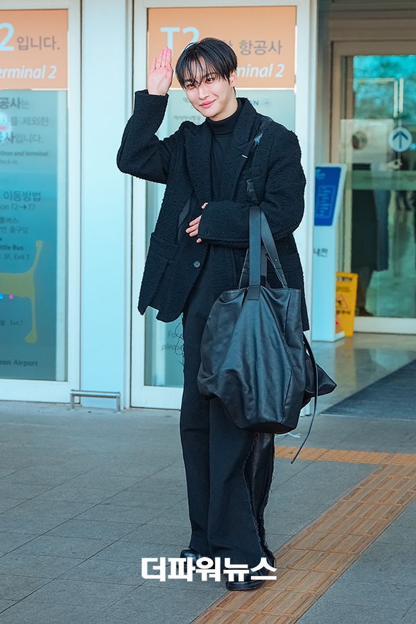 에이티즈 성화, 인천국제공항 출국