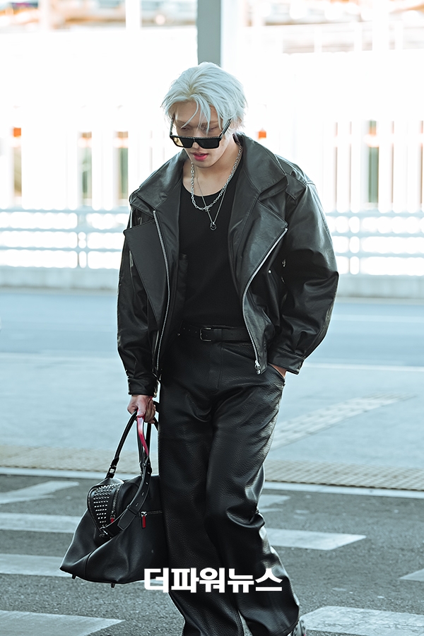 에이티즈 민기, 인천국제공항 출국