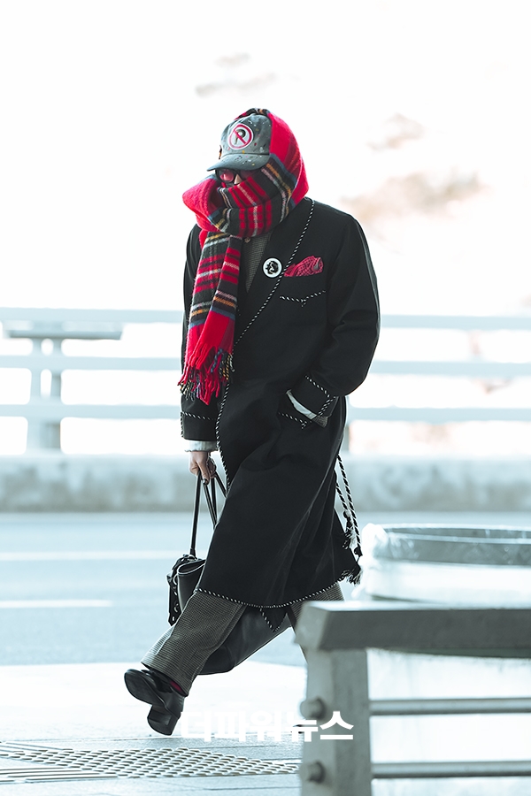 지드래곤, 인천국제공항 출국