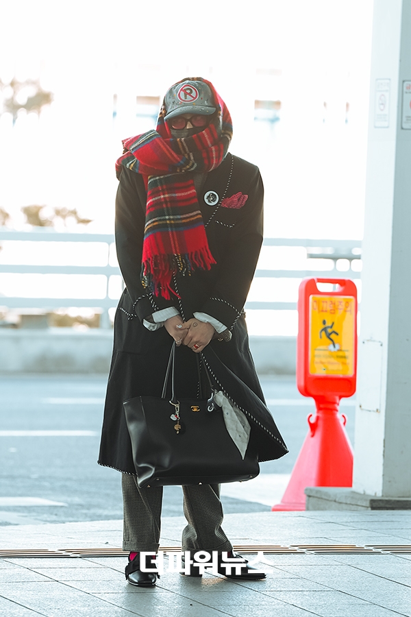 지드래곤, 인천국제공항 출국