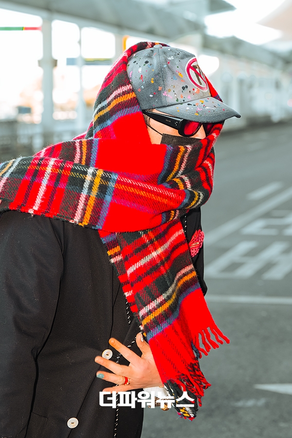 지드래곤, 인천국제공항 출국