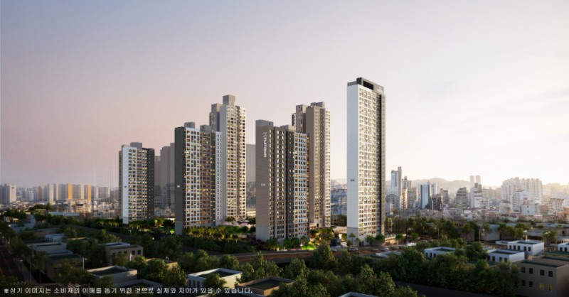 쌍용 더 플래티넘 온수역 투시도.(사진=쌍용건설)