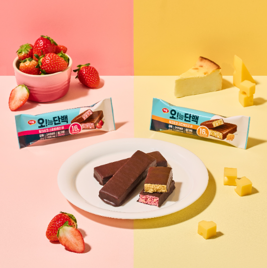 하림, 오!늘단백 밀크초코 스트로베리바 및 치즈케이크바 출시