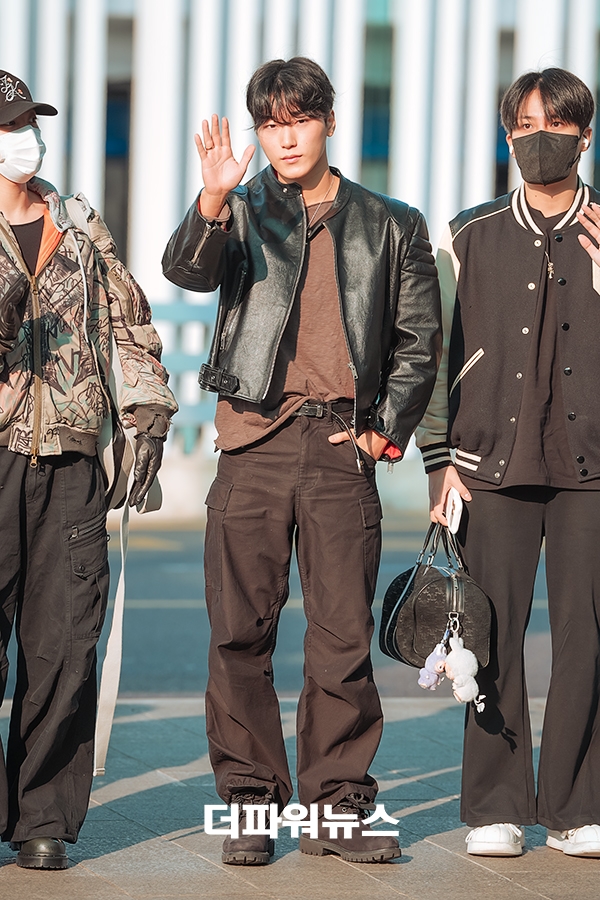 에이티즈 산, 인천국제공항 출국