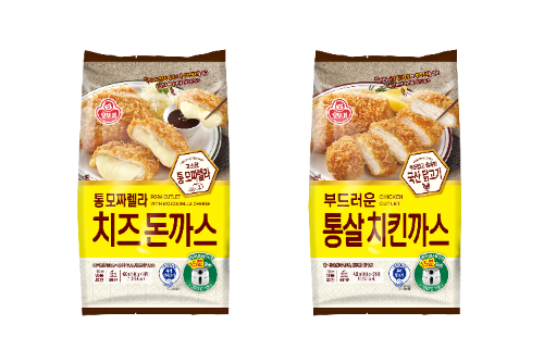 오뚜기 에어프라이어 전용 냉동까스 신제품 2종 출시