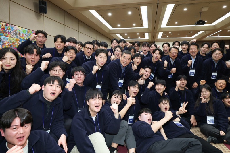 대우건설 신입사원과 함께하는 한마음의 장 행사가 진행 중이다.(사진=대우건설)