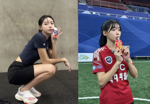 일동후디스, 육상선수 김민지와 앰배서더 재계약