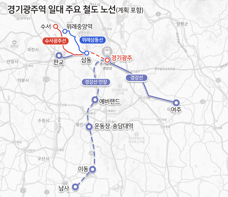 “강남권 10분대”…‘경기 광주’ 강남 인접 대표 성장축 ‘부상’