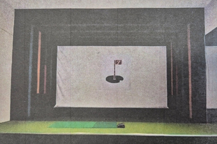 윤 전 대통령 관저 실내 골프 연습시설(사진=감사원, 연합뉴스)