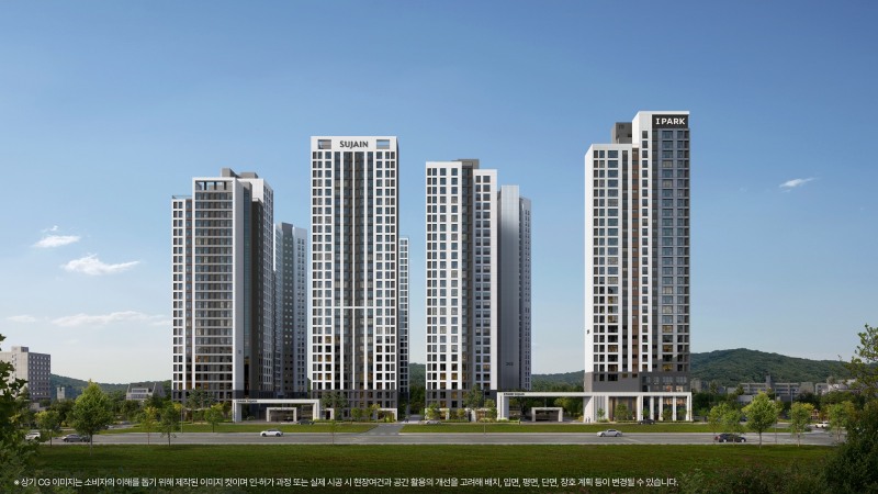 안양역 센트럴 아이파크 수자인 투시도.(사진=HDC현대산업개발)