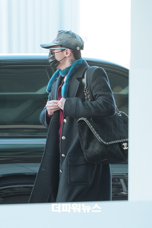 지드래곤, 인천국제공항 출국