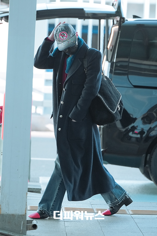 지드래곤, 인천국제공항 출국