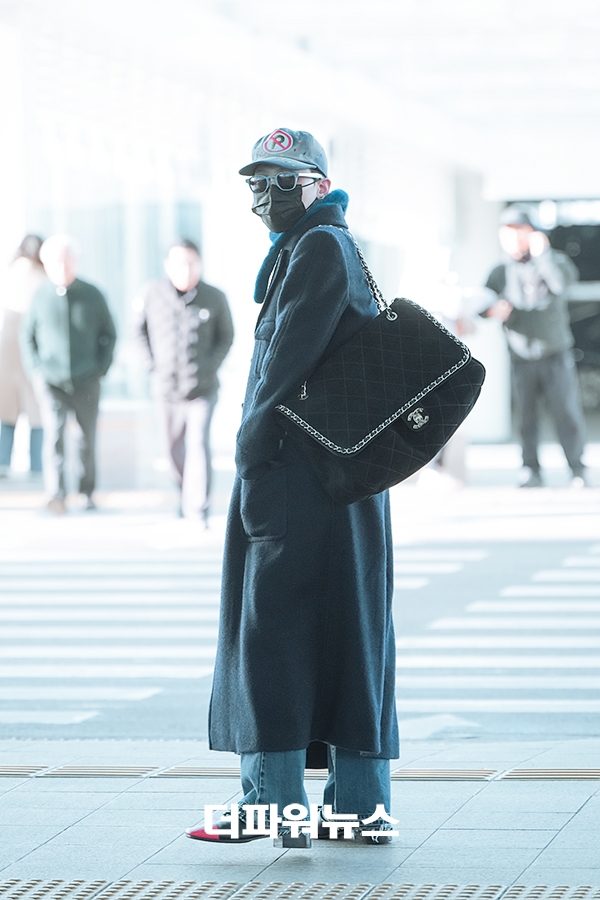 지드래곤, 인천국제공항 출국